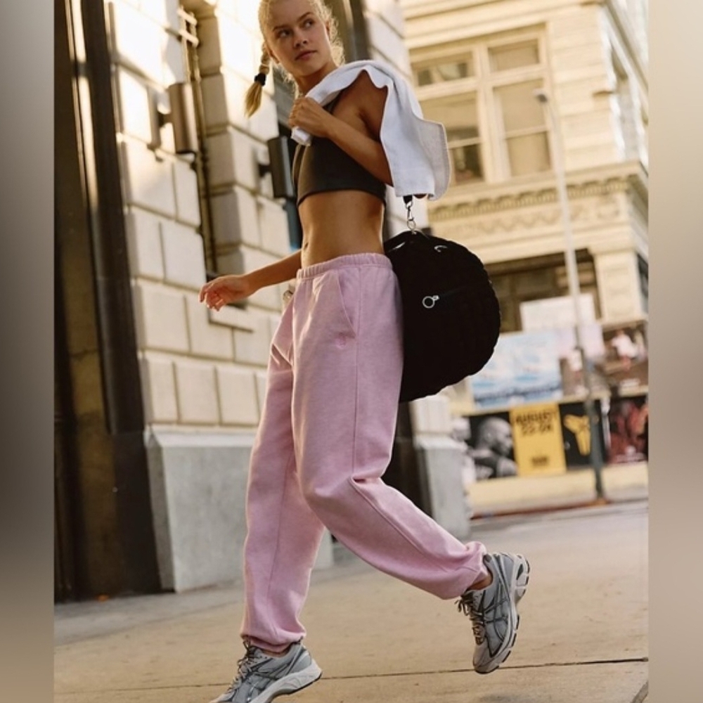 NWT FP Movement For The Win Light Pink Joggers Sz. XL